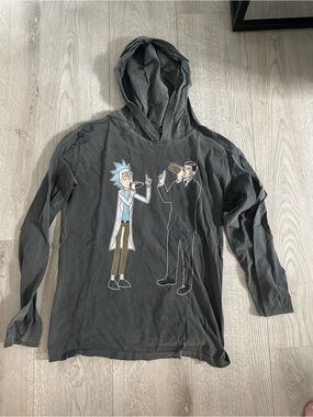 Rick & Morty and archer hoodie size small